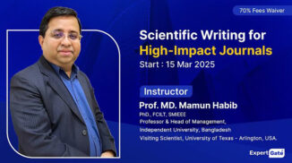 Scientific Writing for High-Impact Journals with Prof. Mamun Habib at ExpertGate