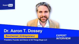 Dr. Aaron T. Dossey Ph.D. Biochemist and Biomedical Scientist joined as consultant on expertgate interview